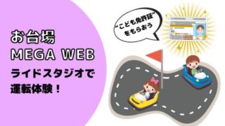 お台場メガウェブライドスタジオで運転体験！